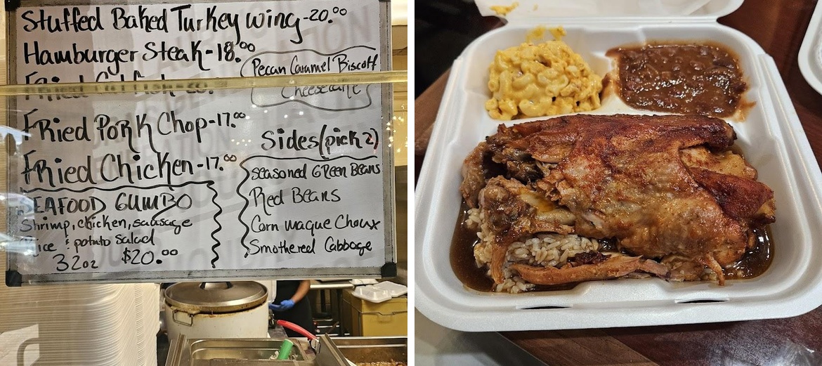 Laura's Two Menu